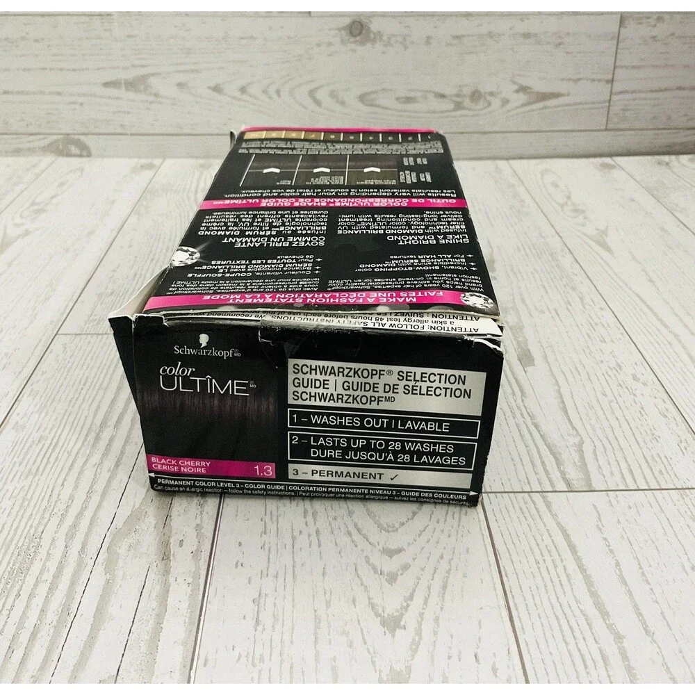 Schwarzkopf Color Ultime Permanent Hair Color 1.3 Black Cherry